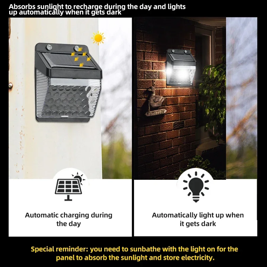 LED Solar Light PIR Motion Sen - Solar Garden Light recension och pris