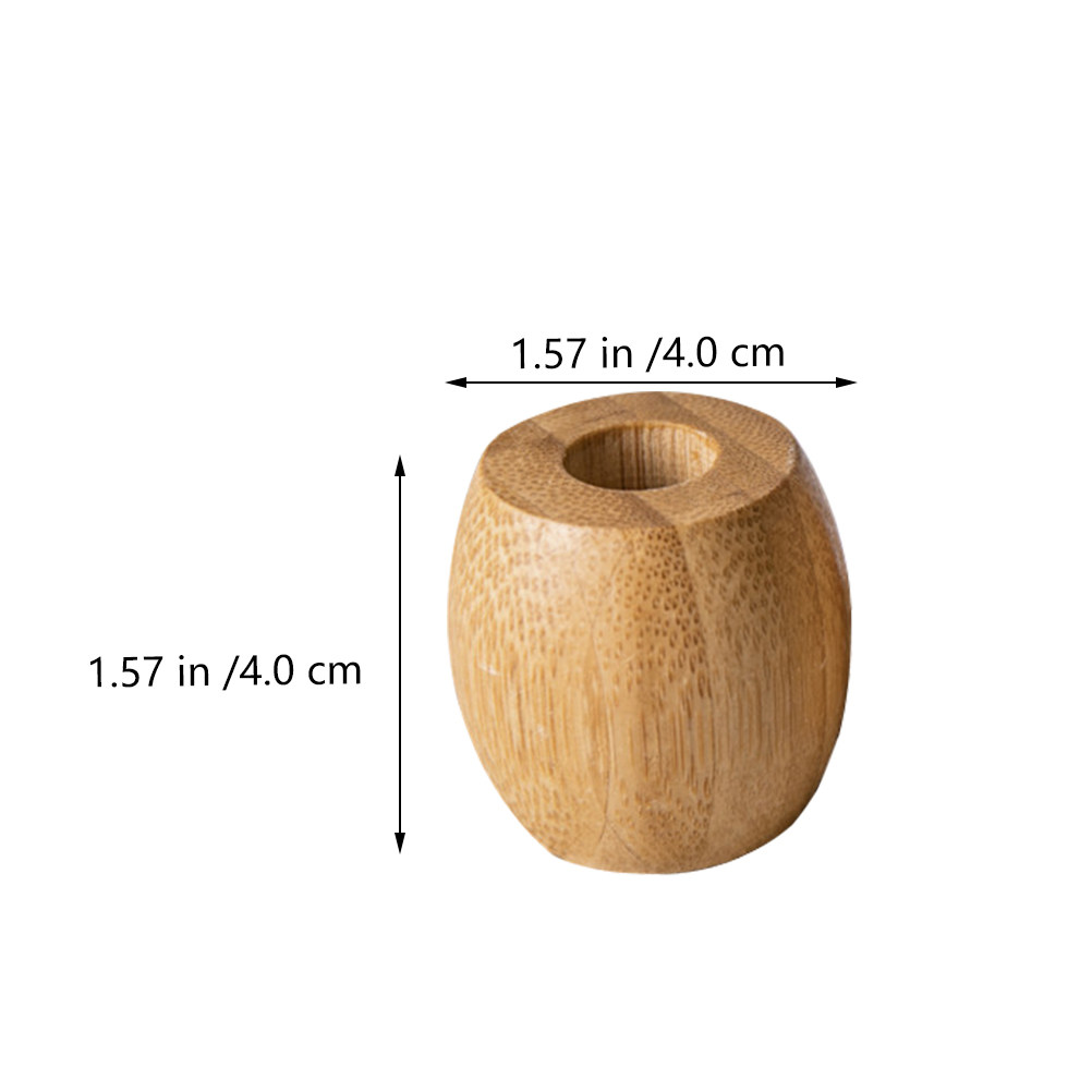 4Pcs Bamboo Bathroom Holder Fo - Bamboo Toothbrush recension och pris