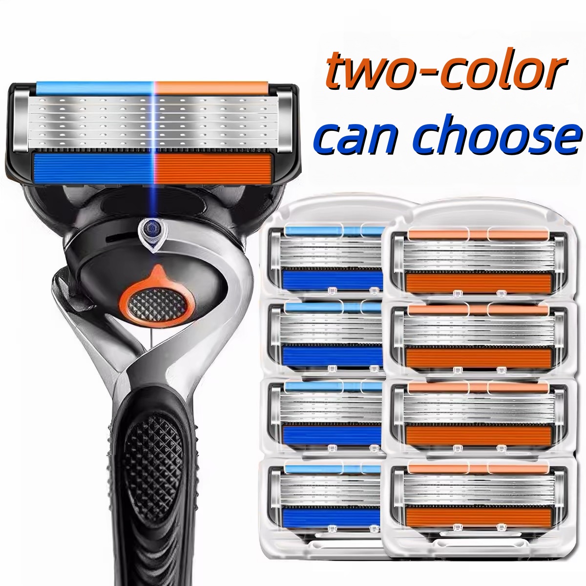 Men's 6-Layer Stainless Steel  - Safety Razor Handle recension och pris