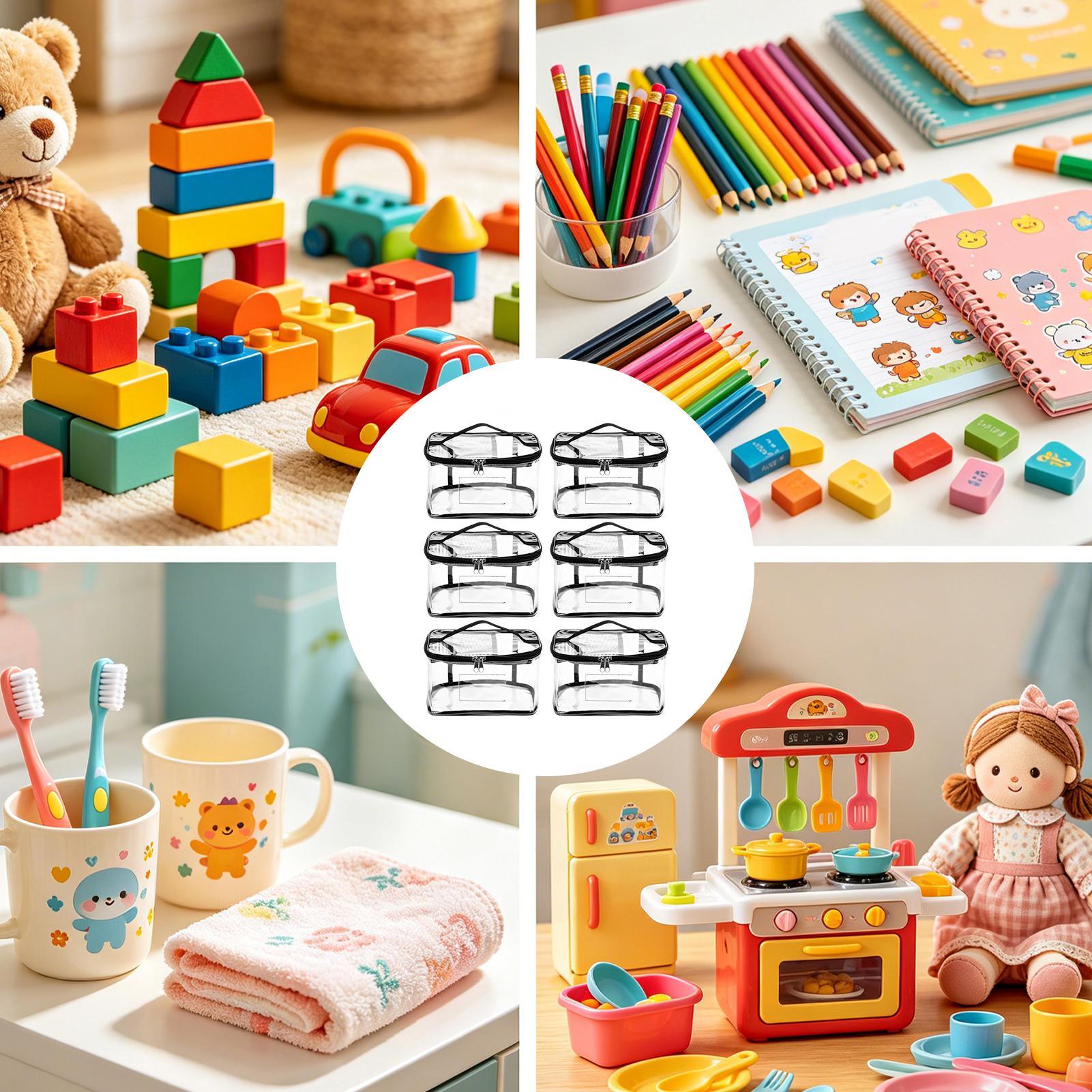 Toy Bags For Storage 6 Pieces  - Reusable Bag recension och pris