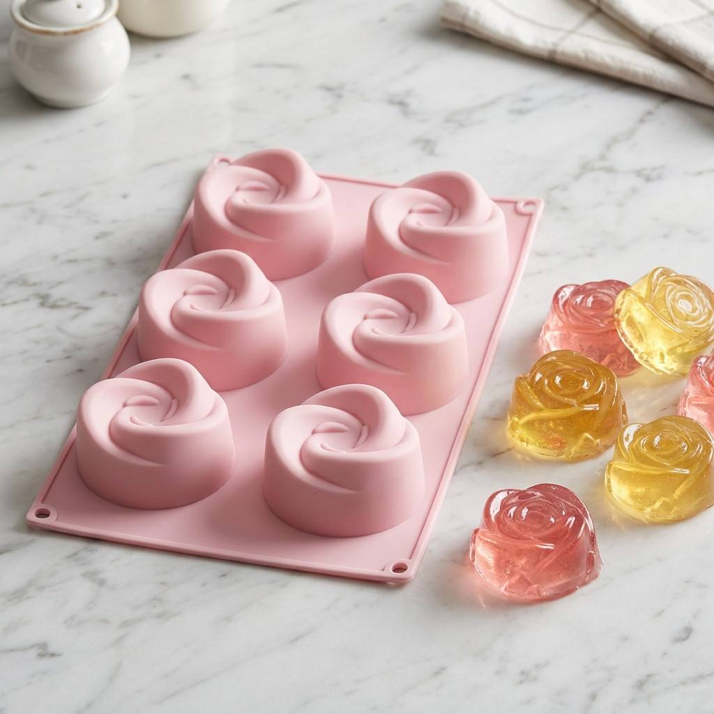 Food Grade 6-Cavity Rose Flowe - Eco Soap recension och pris