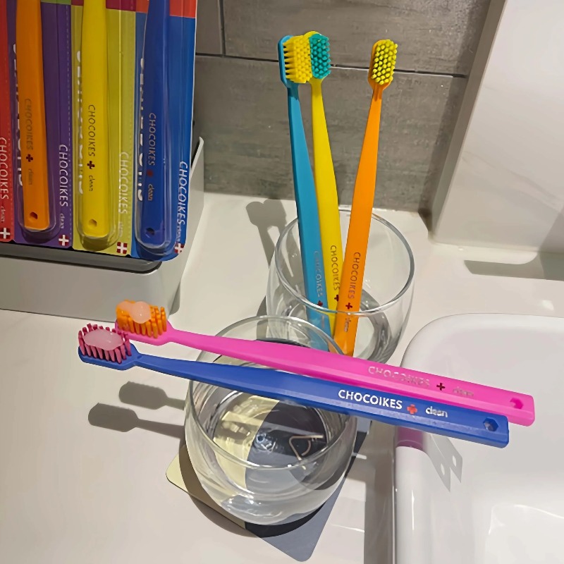 Swiss Toothbrushes 5 Colorful  - Bamboo Toothbrush recension och pris