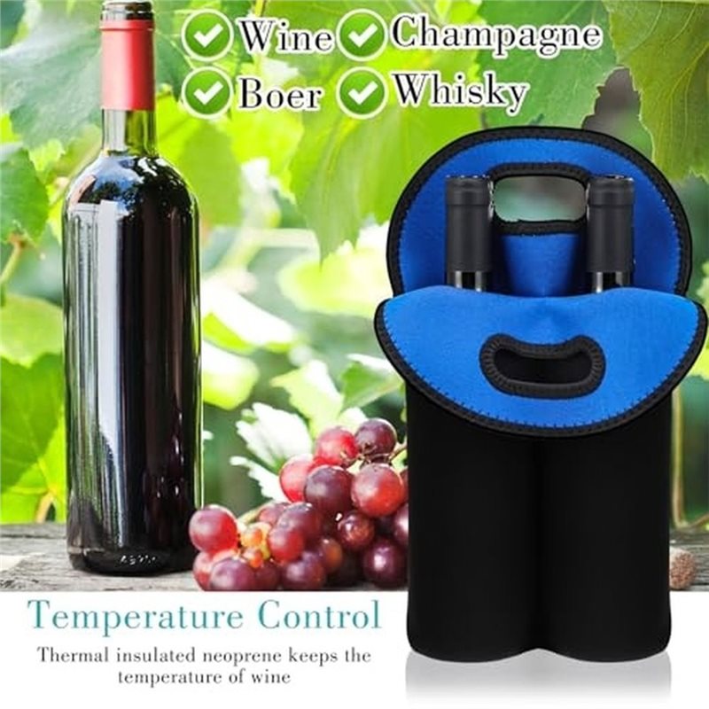 AAAN-Wine Carrier Tote Bags, F - Reusable Bottle recension och pris
