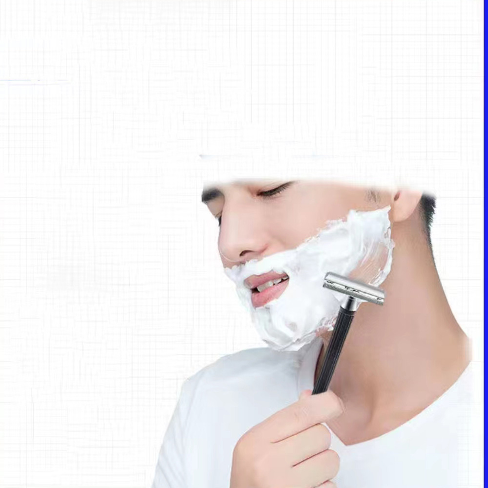 Stainless steel short handle c - Safety Razor Handle recension och pris